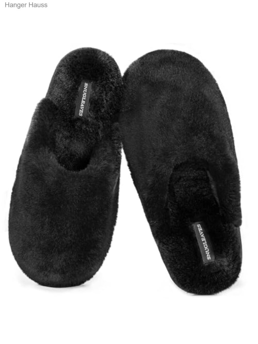 Fuzzy Memory Foam Scuff Slippers Faux Fur Non-Slip House Shoes